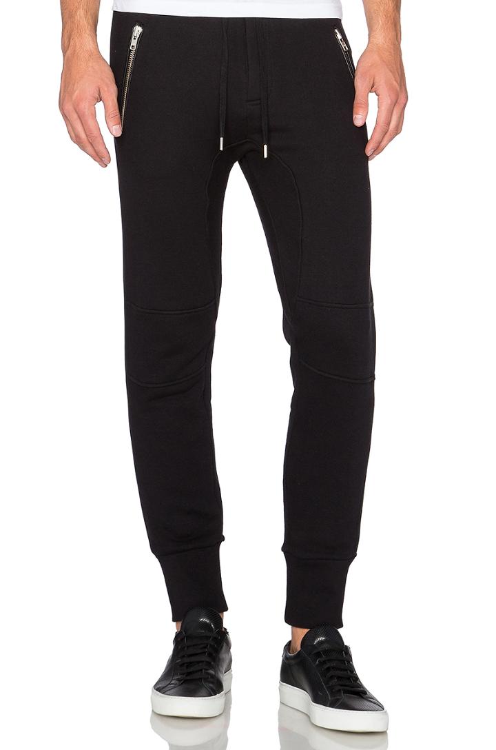 Sport Trousers Supple Fleece & Leather