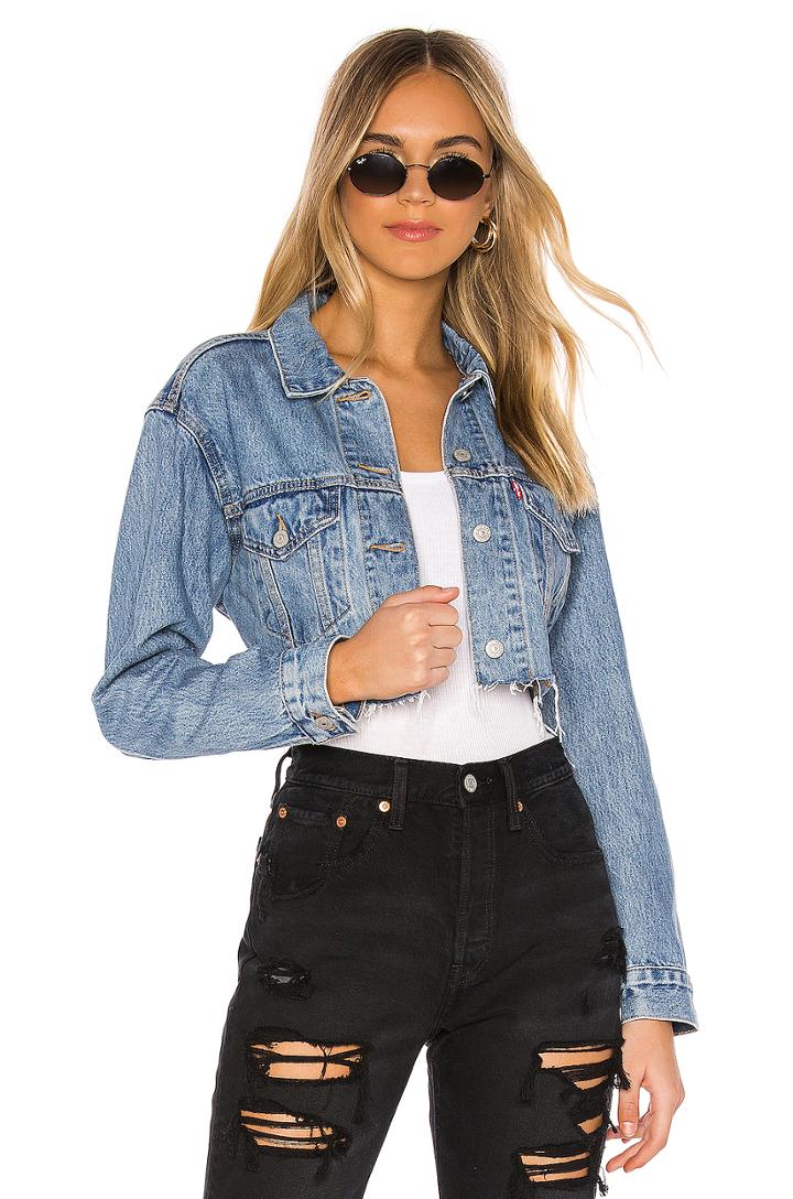 Cut Off Crop Trucker