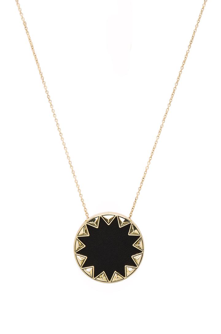 House Of Harlow Sunburst Pyramid Pendant Necklace