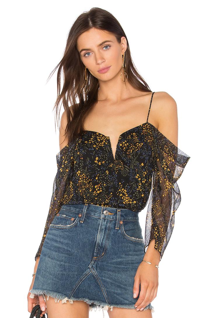 Garlan Cold Shoulder Top