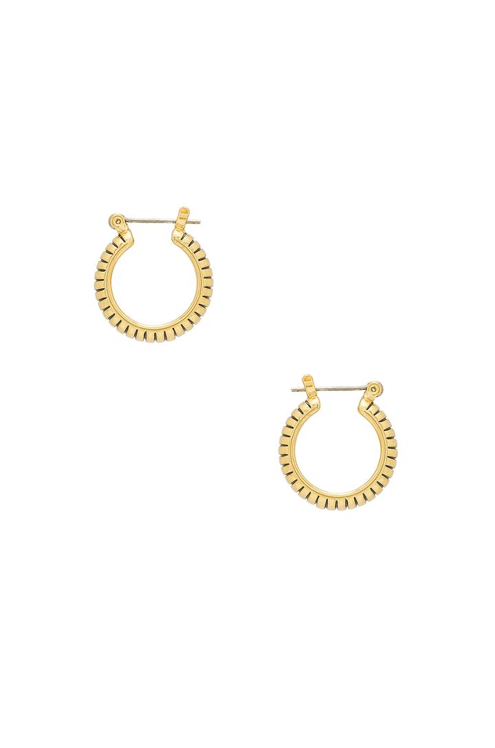 The Baby Snake Chain Hoops