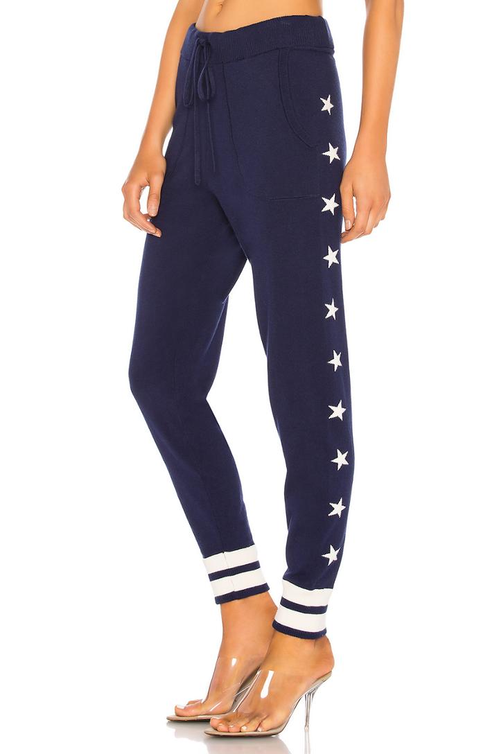 Elise Star Intarsia Track Pant