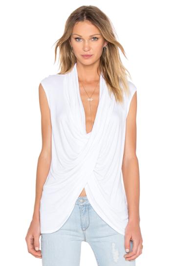V Neck Cross Over Top