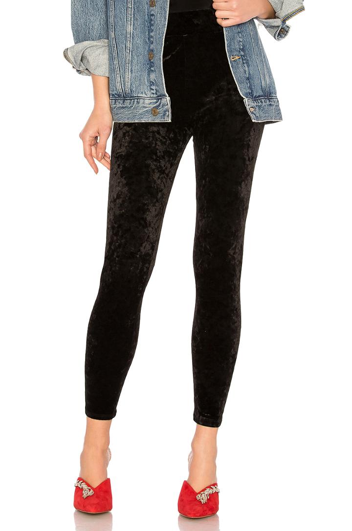 Velvet Legging In Black
