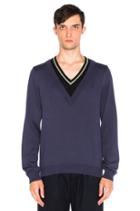 Double Layer V Neck Sweater