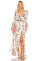Blouson Sleeve Wrap Dress