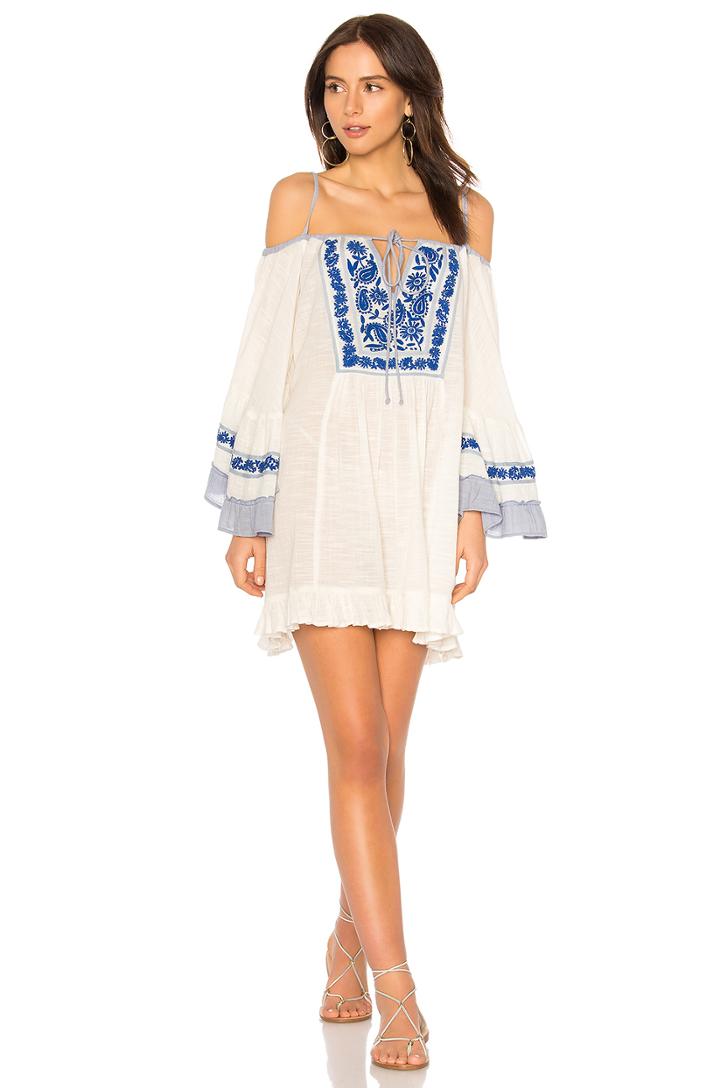 Eva Cold Shoulder Short Dress