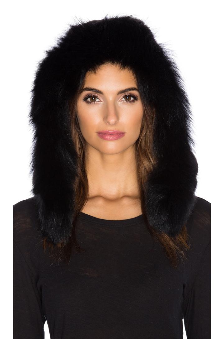 Rabbit Fur Hood