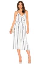 Double V Neck Cropped Jumpsuit