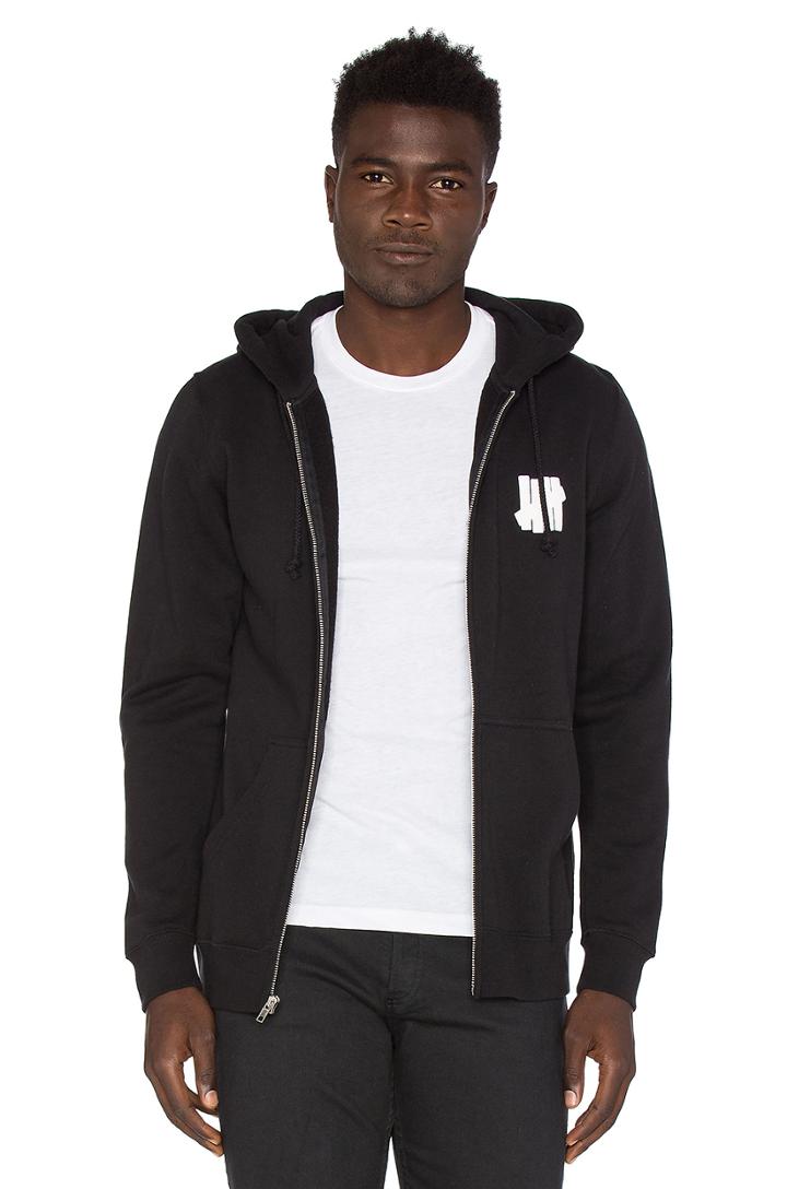 Chest Strike Zip Hoodie