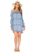Perched Bird Off The Shoulder Dress