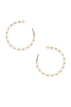 Iah Pearl Hoop Earrings