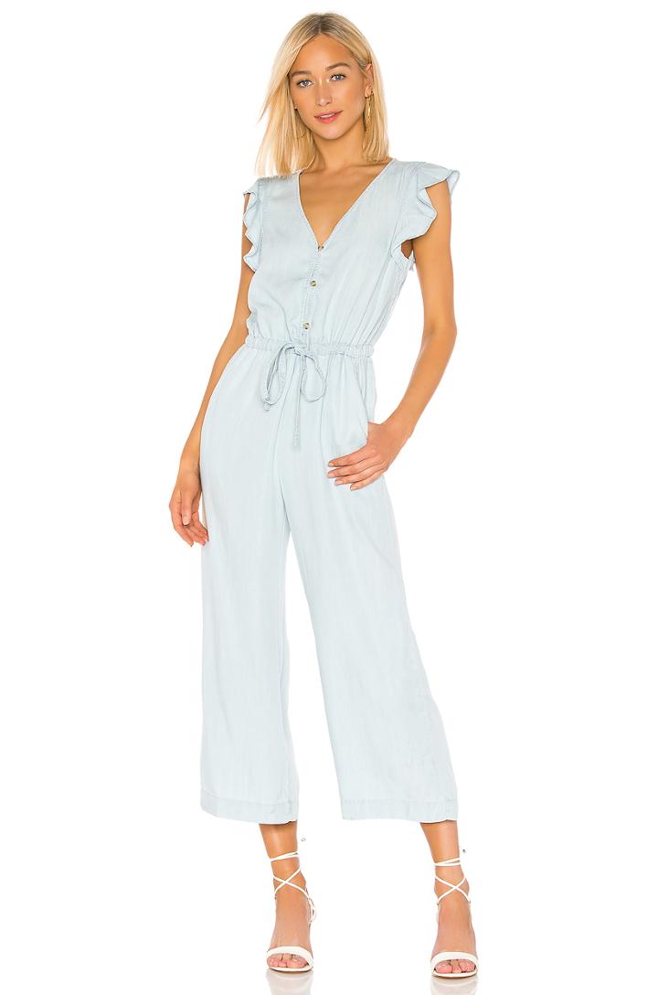 Mica Ruffle Sleeve Jumpsuit