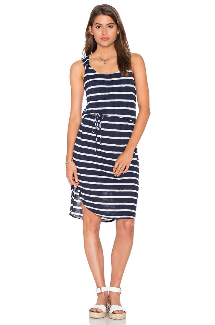 Huntington Stripe Rib Tank Dress