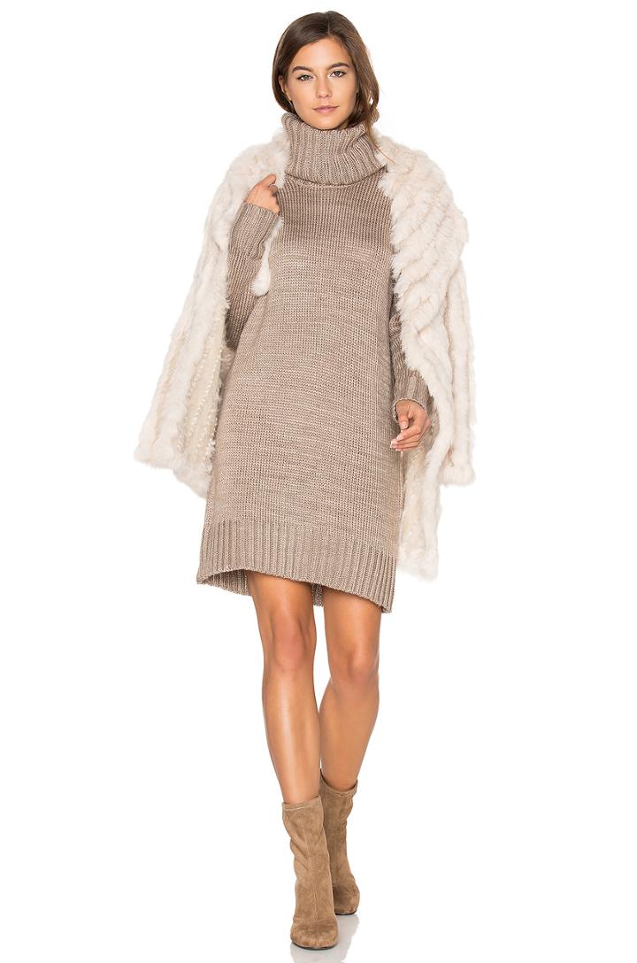 Light Rabbit Fur Jacket