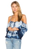 Cold Shoulder Bell Sleeve Top