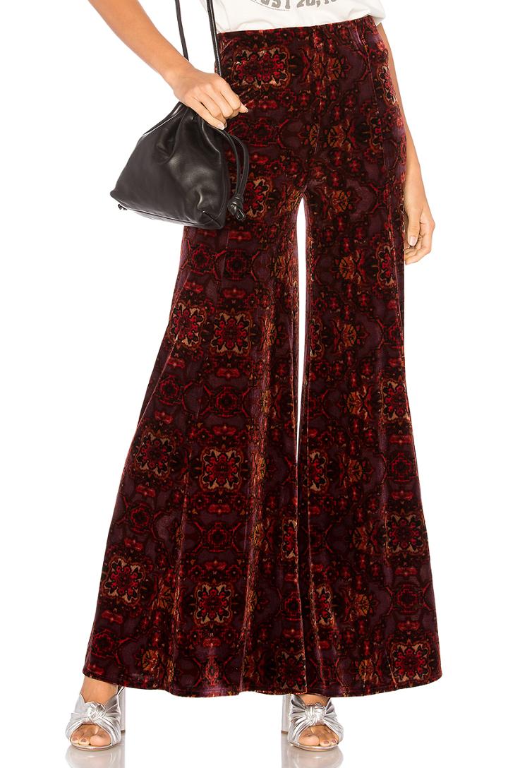 Lovin Feeling Velvet Wide Leg Pant
