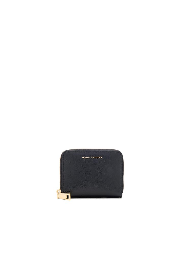 Saffiano Bicolor Zip Card Case