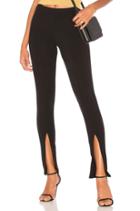 Luxe Rib Front Slit Pant