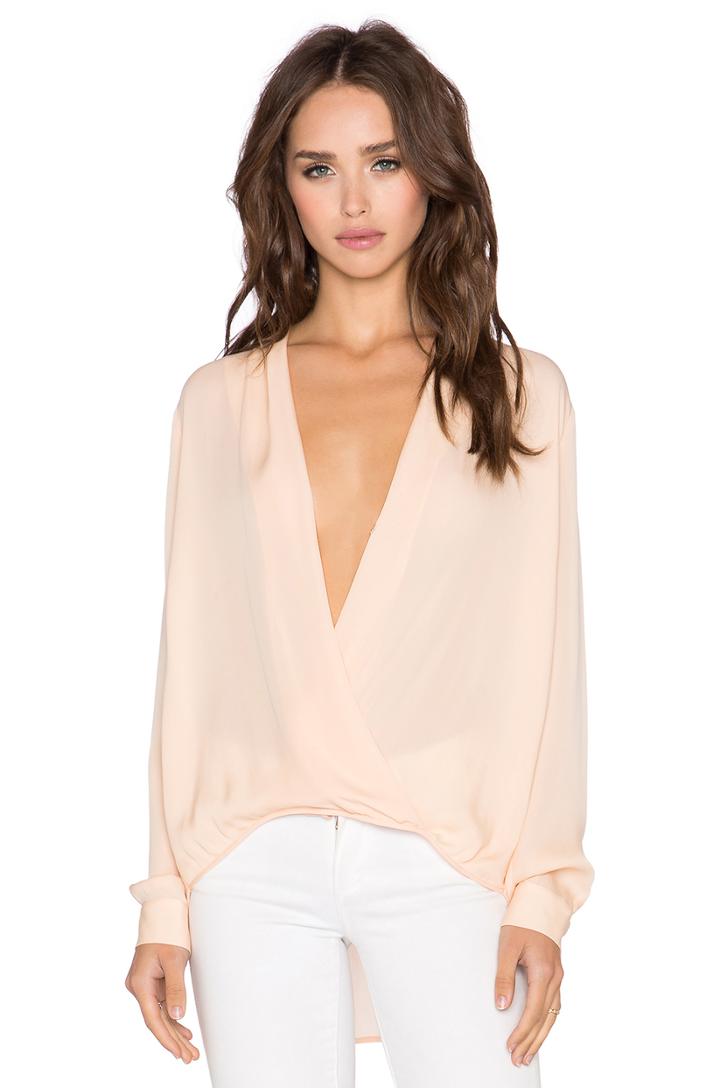 X Revolve Wrap Blouse