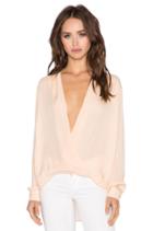 X Revolve Wrap Blouse