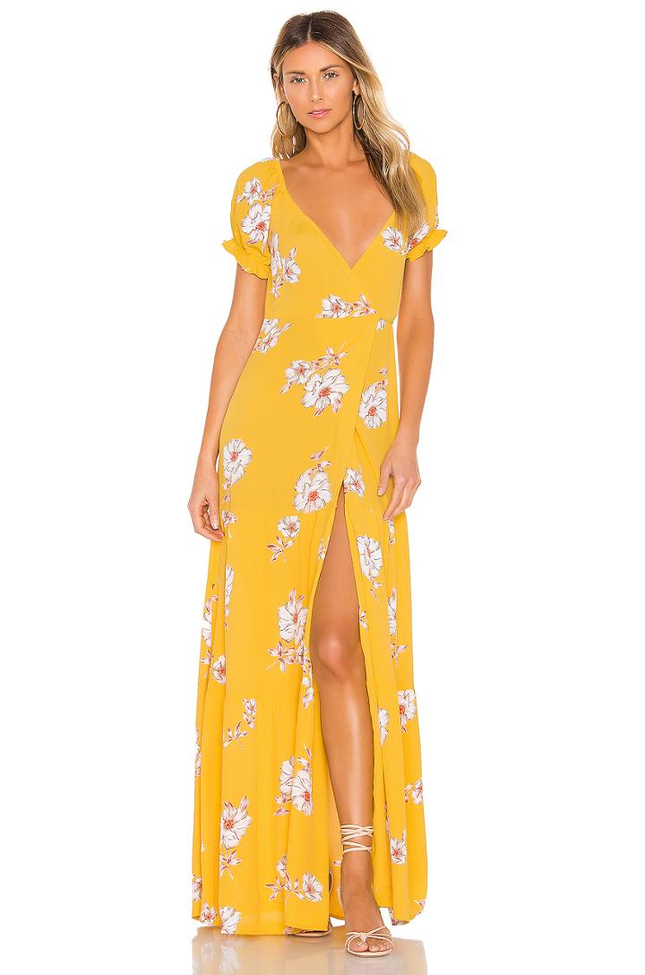 Annabelle Wrap Maxi Dress