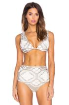 Embroidered Bikini Top