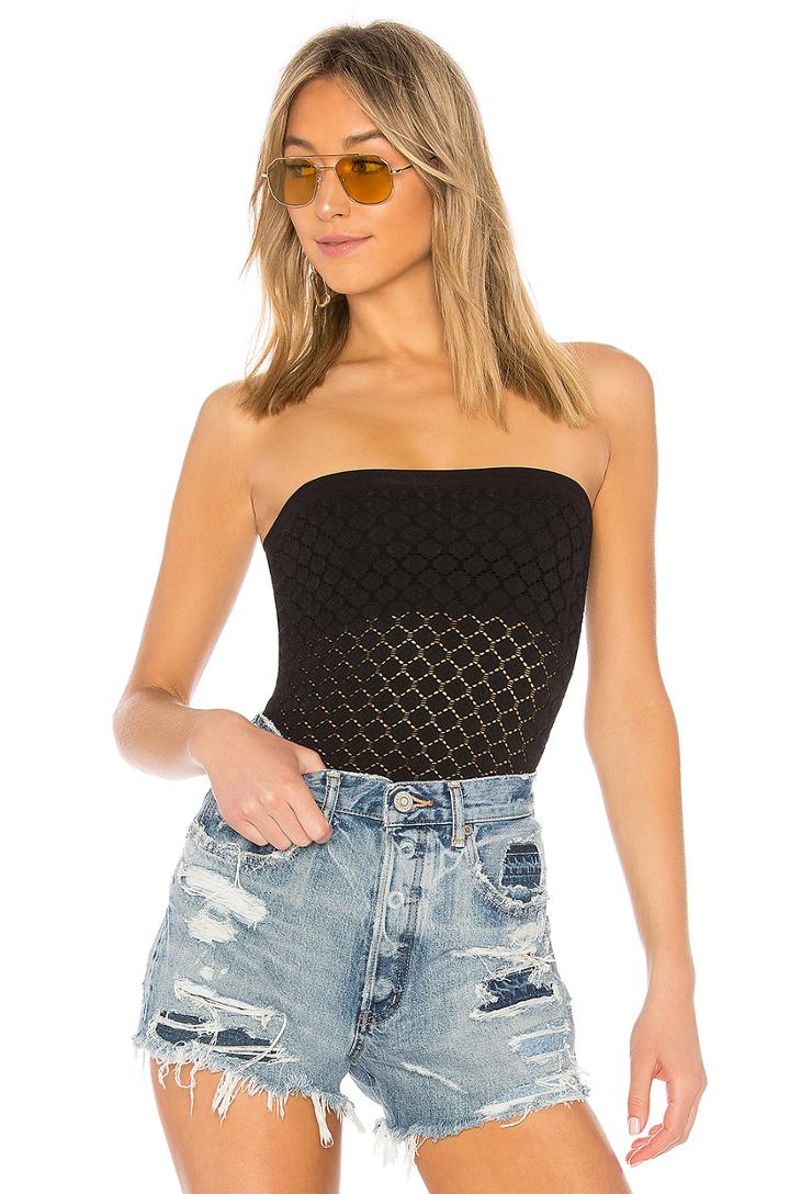 Diamond Textured Tube Top