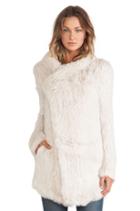 Oversized Rabbit Fur Jacket
