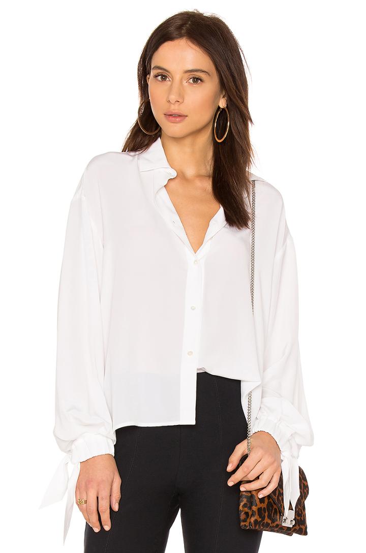 Tie Sleeve Blouse