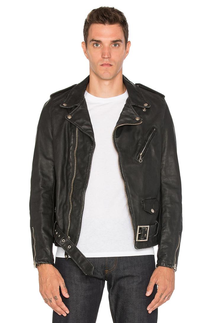 Vintage Fit Moto Jacket