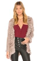 Tilda Dyed Rex Rabbit Fur Jacket