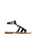 Amalfi Suede T Strap Sandals