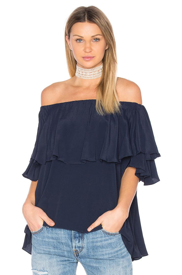X Revolve Maison Shoulder Top
