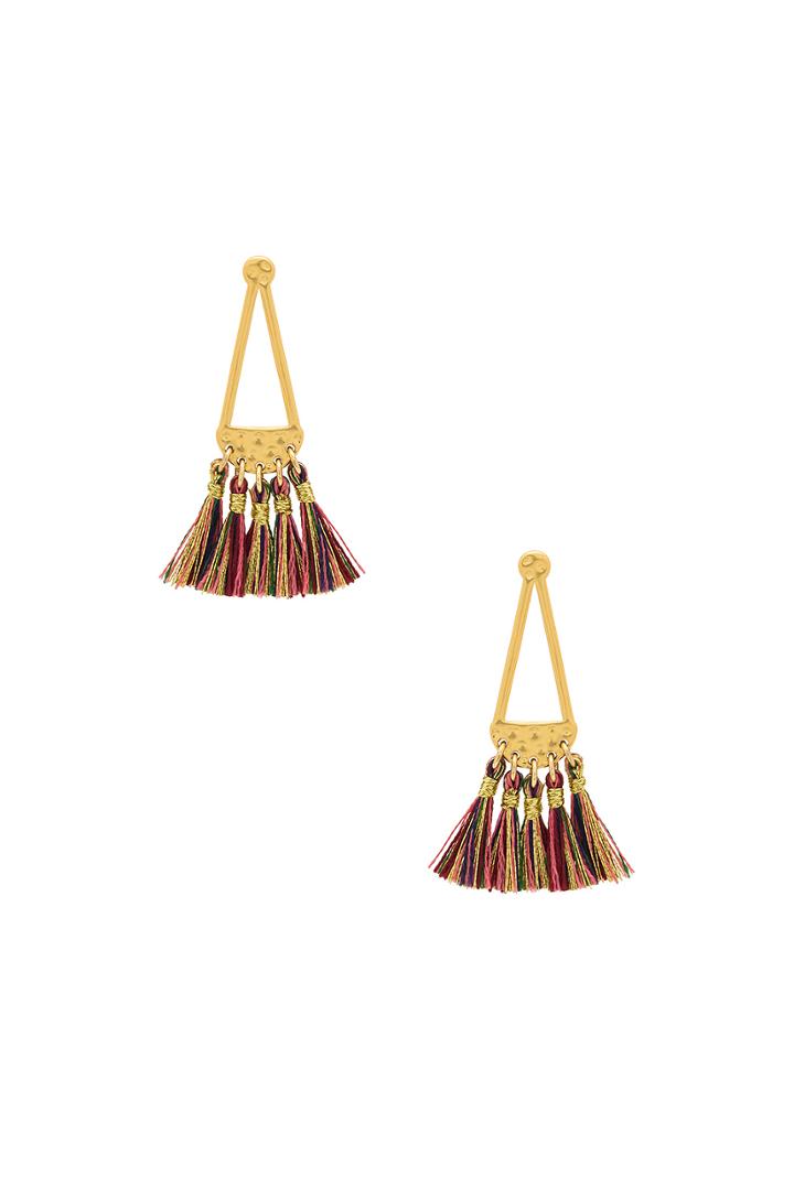 Geo Tassel Earrings
