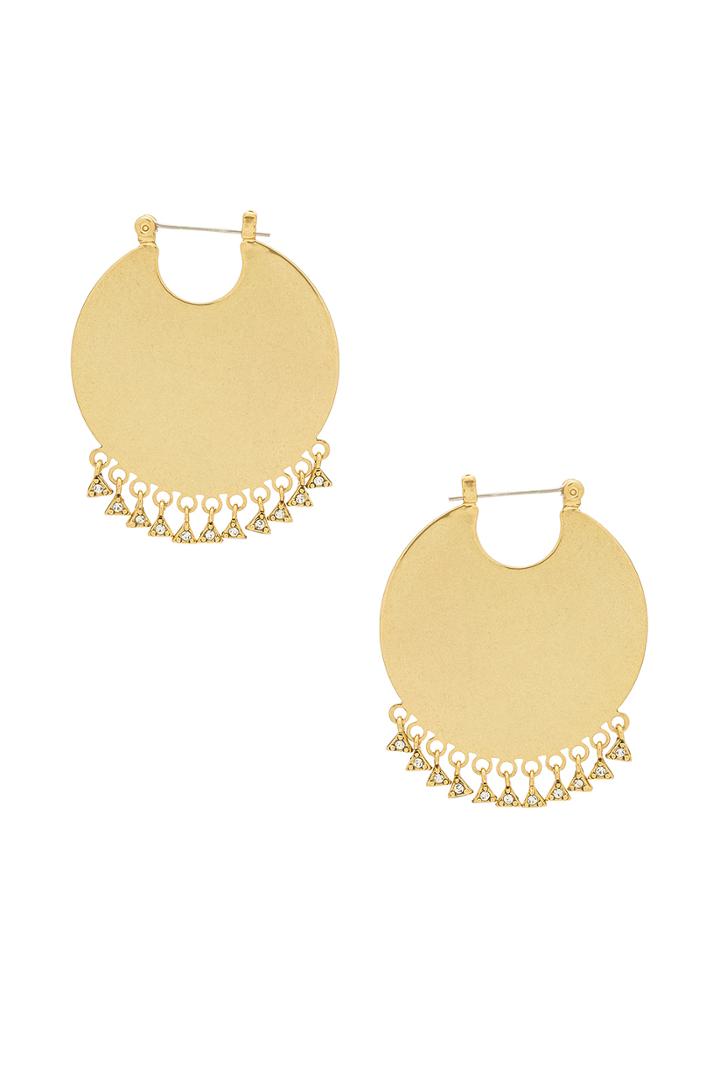 The Dangle Disc Hoops