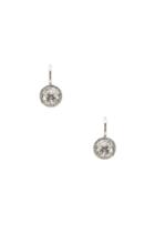 White Topaz Drop Earrings
