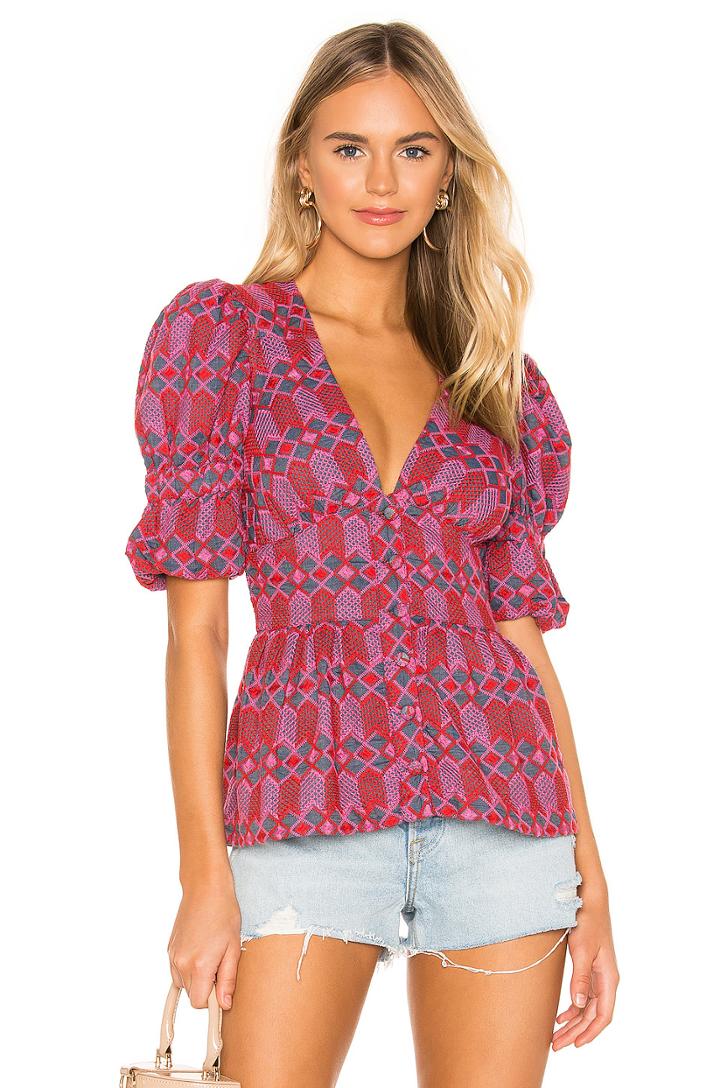 Wilson Embroidered Top