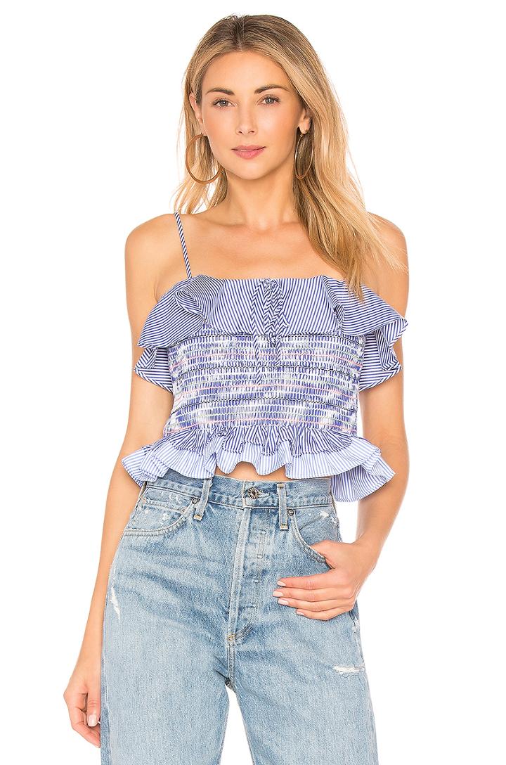Smocked Ruffle Top
