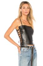 Sky Faux Leather Cami