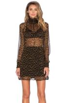 Long Sleeve Sheer Top Mini Dress