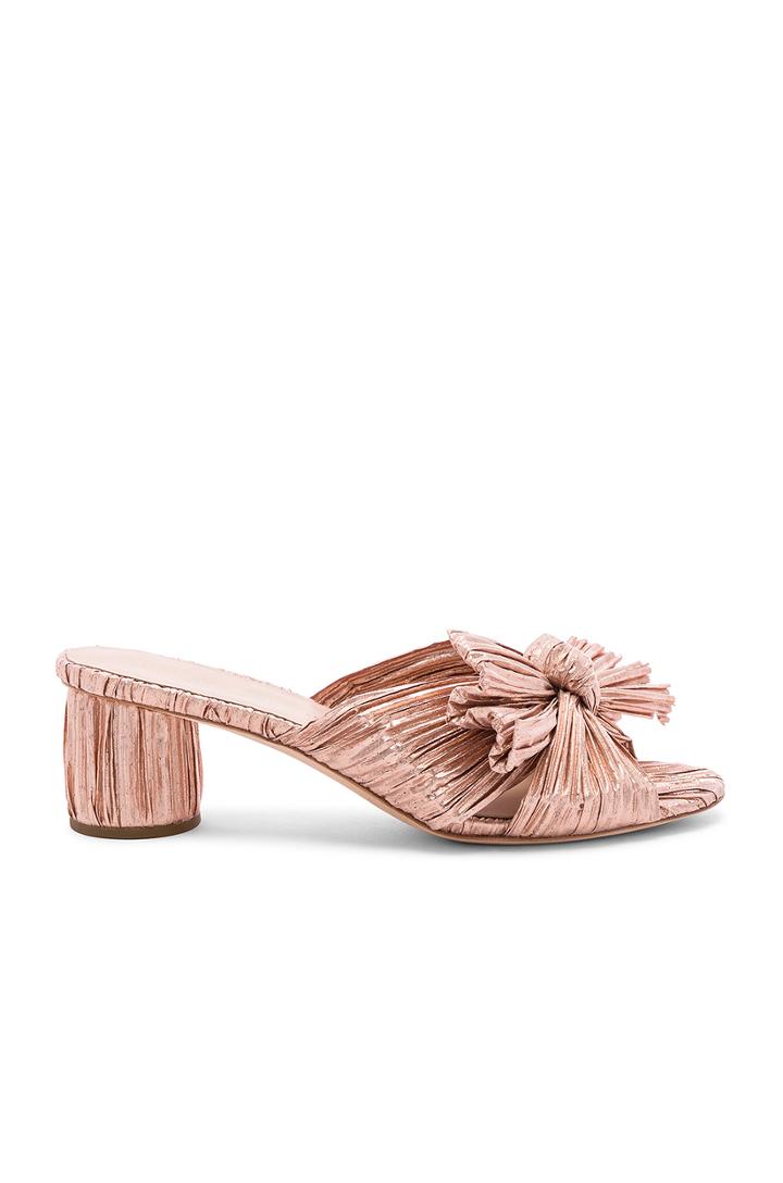 Emilia Pleated Knot Mule