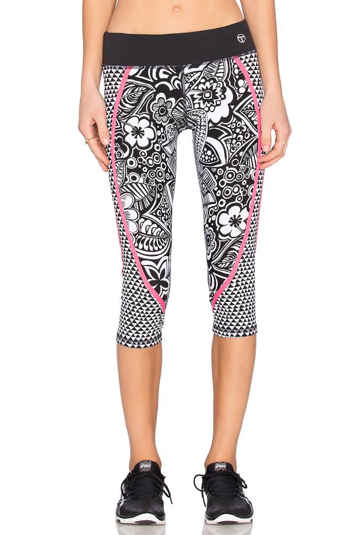 Pop Tropics Mid Length Legging