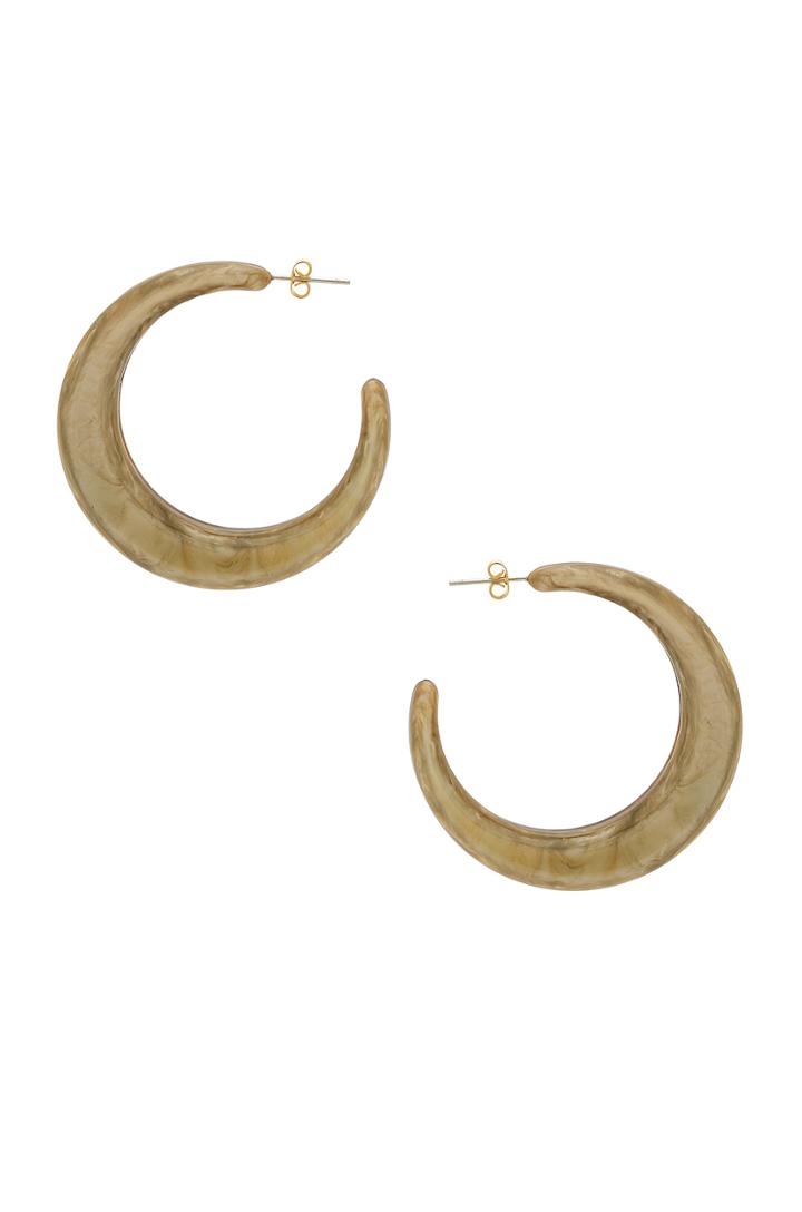 Tortoise Hoop Earrings