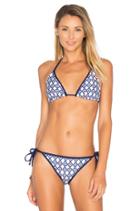 Geo Ikat Triangle Top