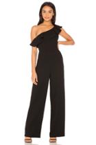 One Shoulder Ruffle Jumpsuit