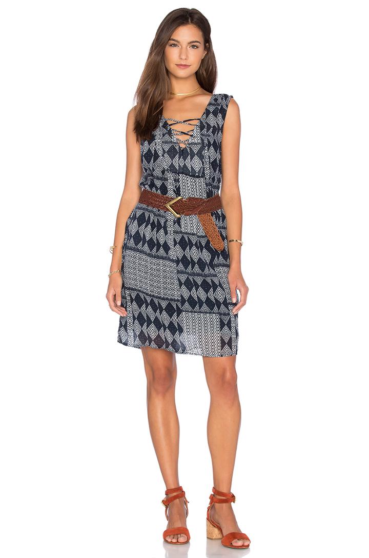 Sarita Mali Gauze Print Shift Dress