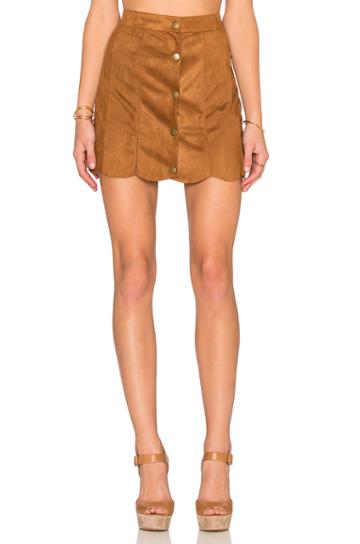 Suede Skirt