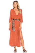 Madera Long Kaftan With Belt