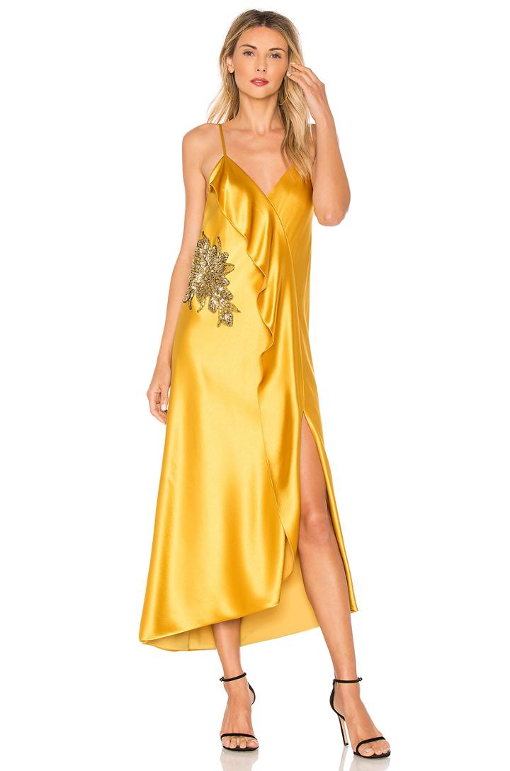 Natalia Ruffle Midi Dress
